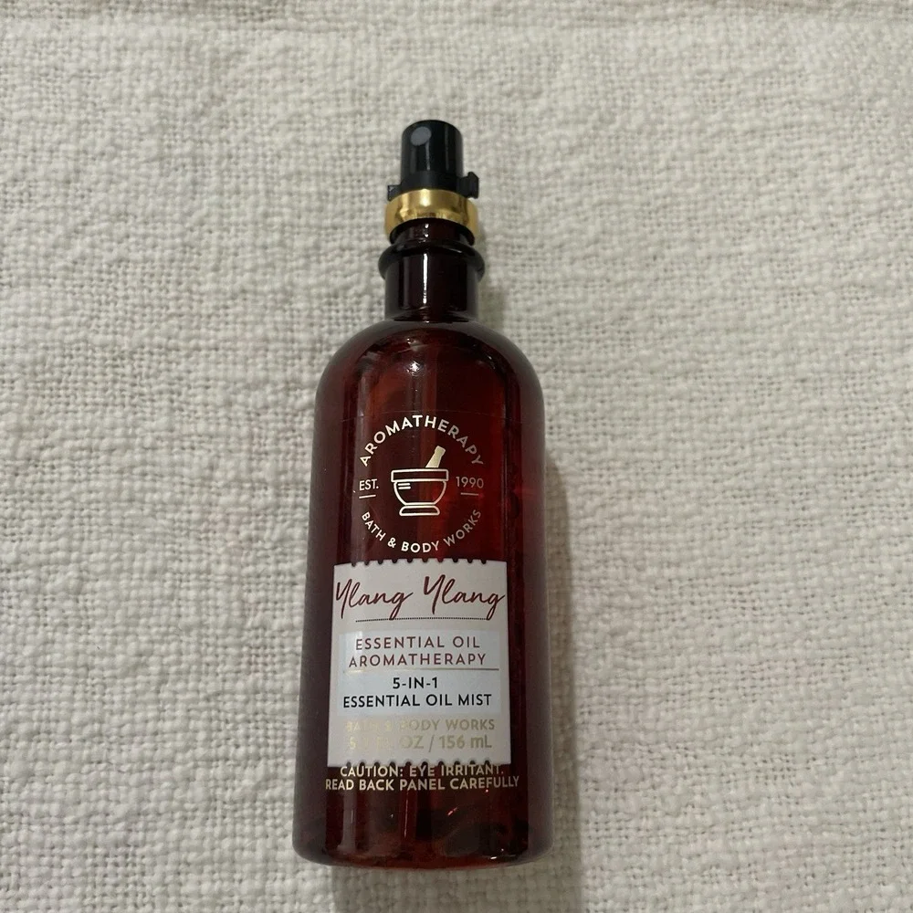 BATH & BODY WORKS AROMATHERAPY YLANG YLANG 5-IN-1 ESSENTIAL OIL MIST SPRAY NEW